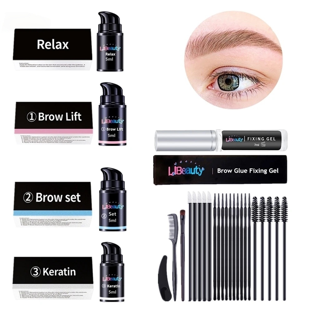 Brow Lamination Kit - Libeauty Semi-permanent Brow Lift Perming Eyebrow