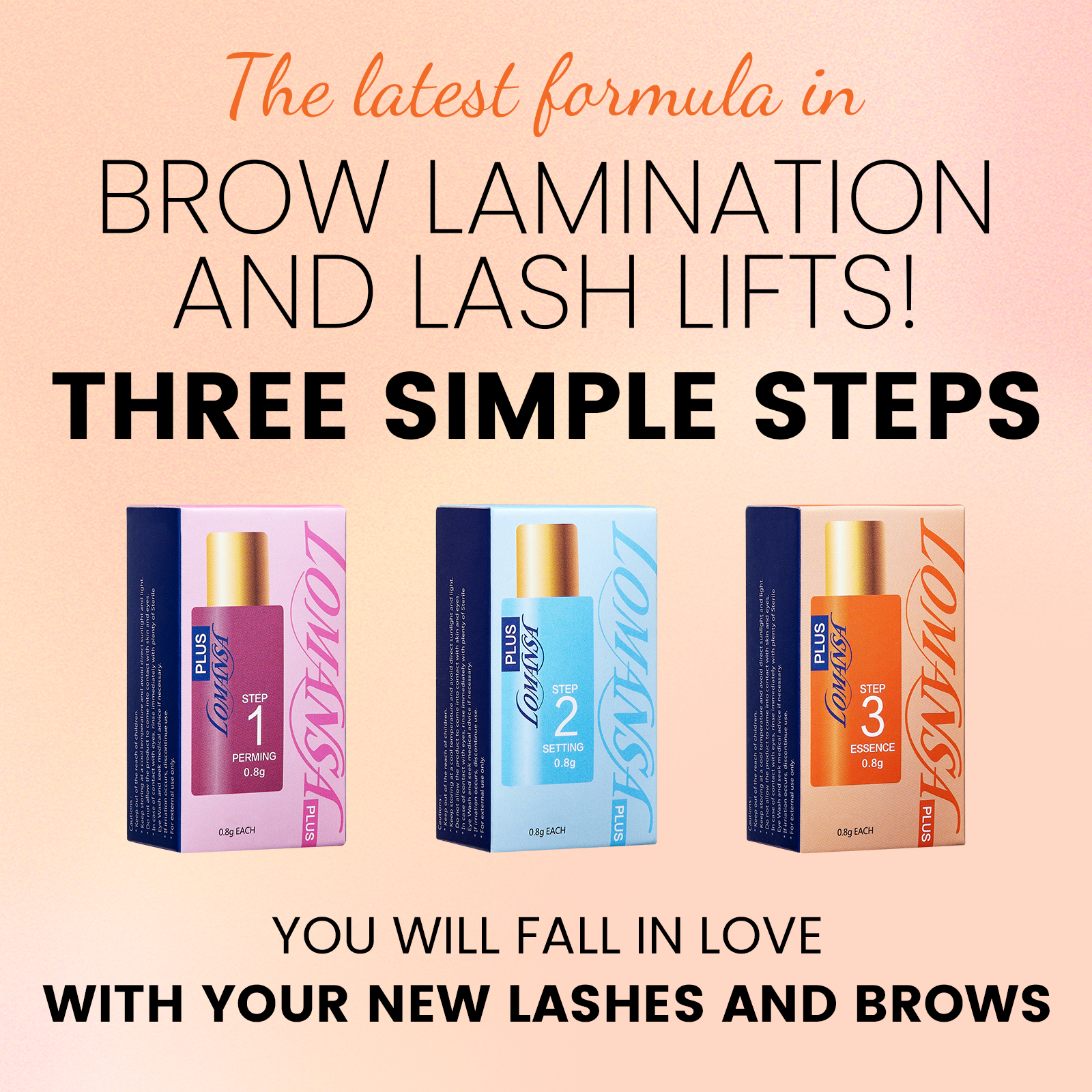 Lomansa 15 Pieces/Lot 8-12 Min – Brow Lamination Kit recenzja i cena