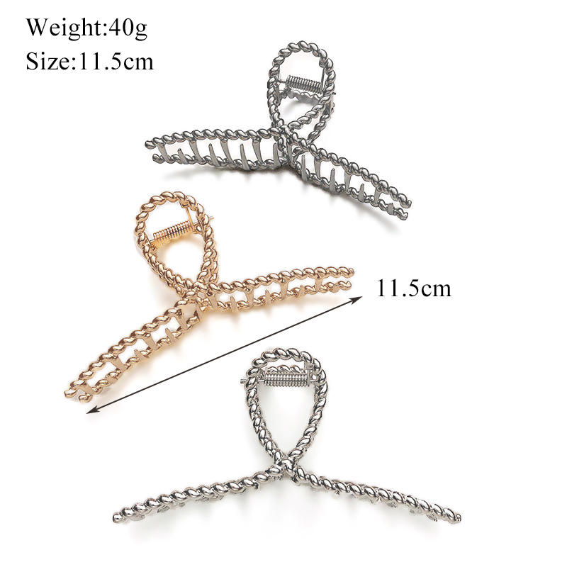 Simple Metal Hollow Out Geomet – Hair Spa Wellness recenzja i cena