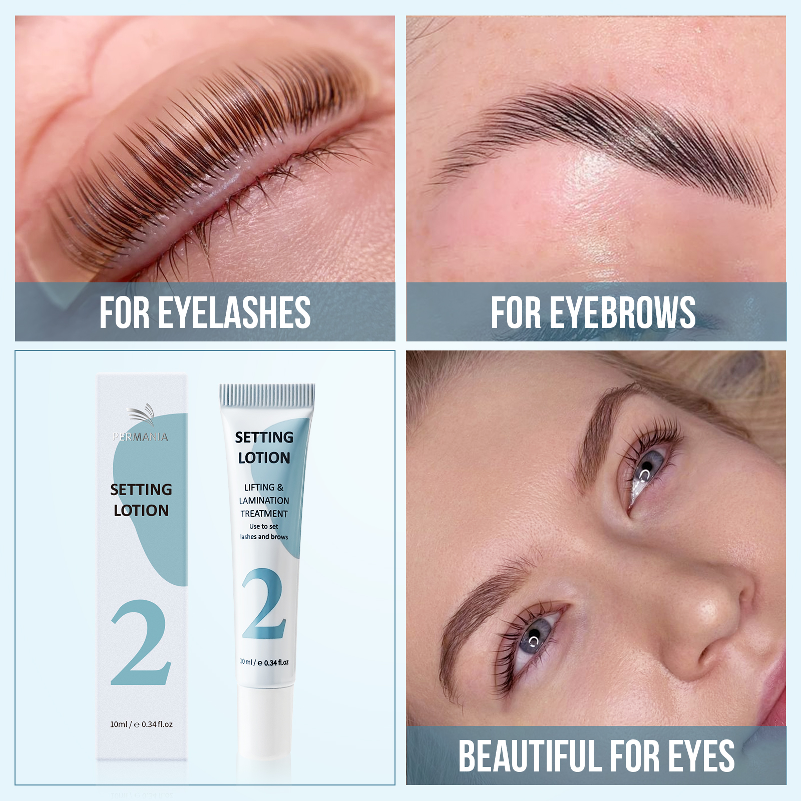 PERMANIA Eyebrows Lift Lotion  – Brow Lamination Kit recenzja i cena
