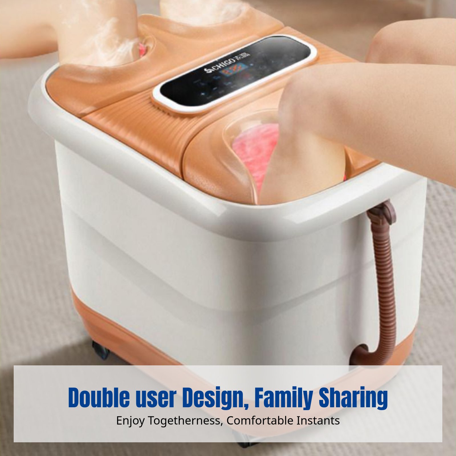 Foot Spa Bath for Two Users, E – Wellness Spa With Massage recenzja i cena