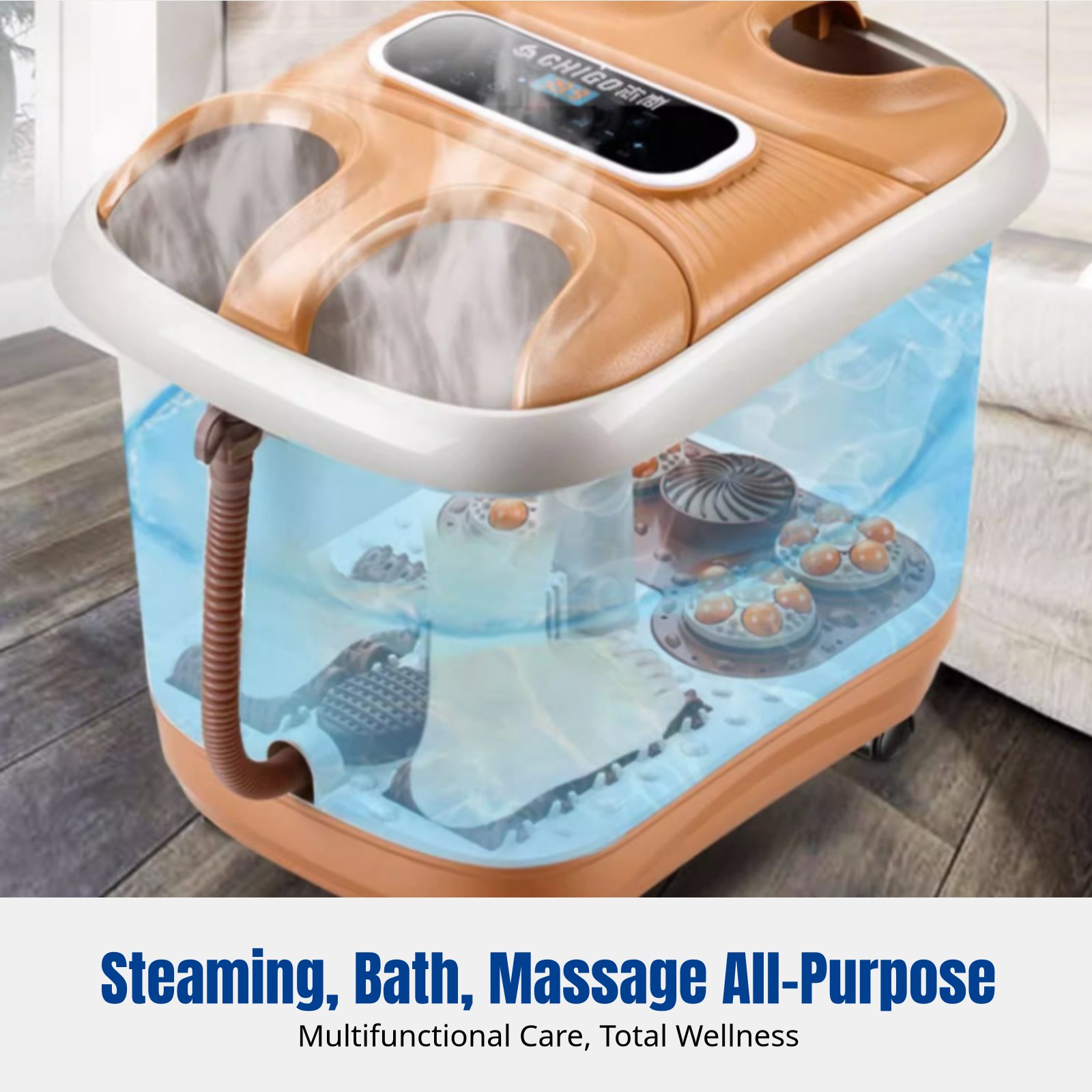 Foot Spa Bath for Two Users, E – Wellness Spa With Massage recenzja i cena