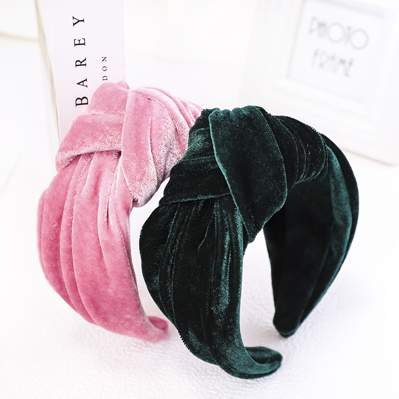 Knotted Velvet Bezel Women Hea – Hair Spa Wellness recenzja i cena