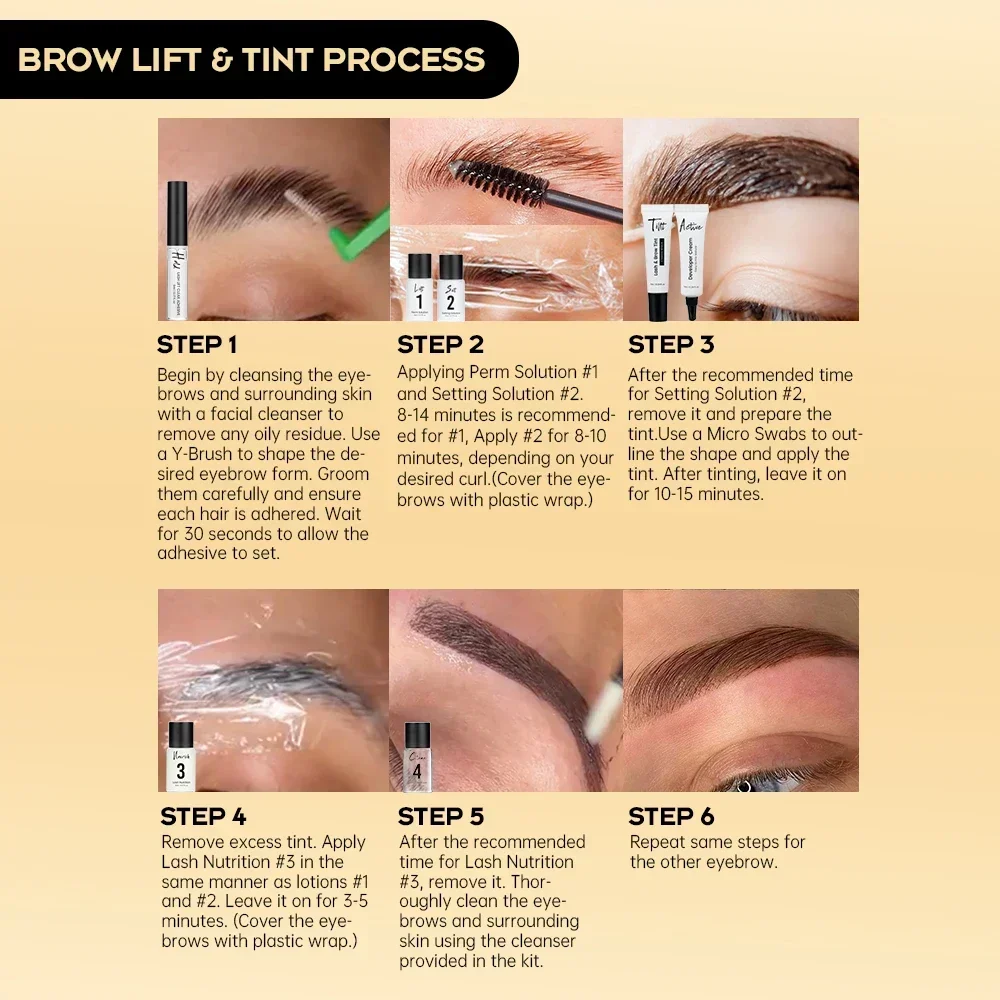 Gollee Lash Lift Kit 4 in 1 Br – Brow Lamination Kit recenzja i cena