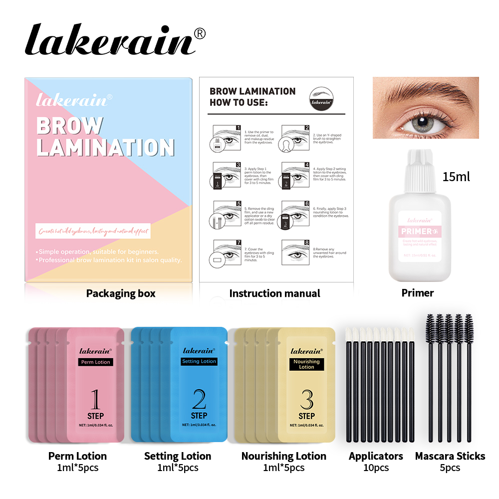 Lakerain Eyebrow Lamination Ki – Brow Lamination Kit recenzja i cena