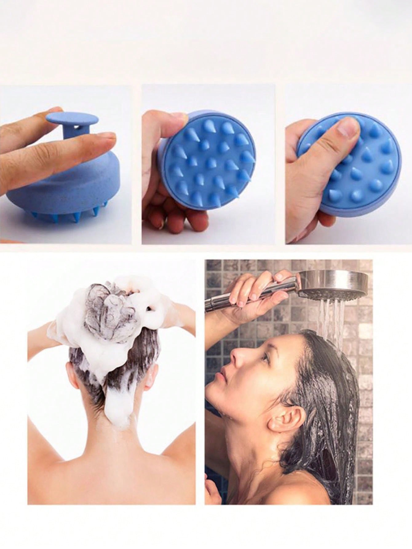 1PC Silicone Shampoo Brush Hea – Hair Spa Wellness recenzja i cena