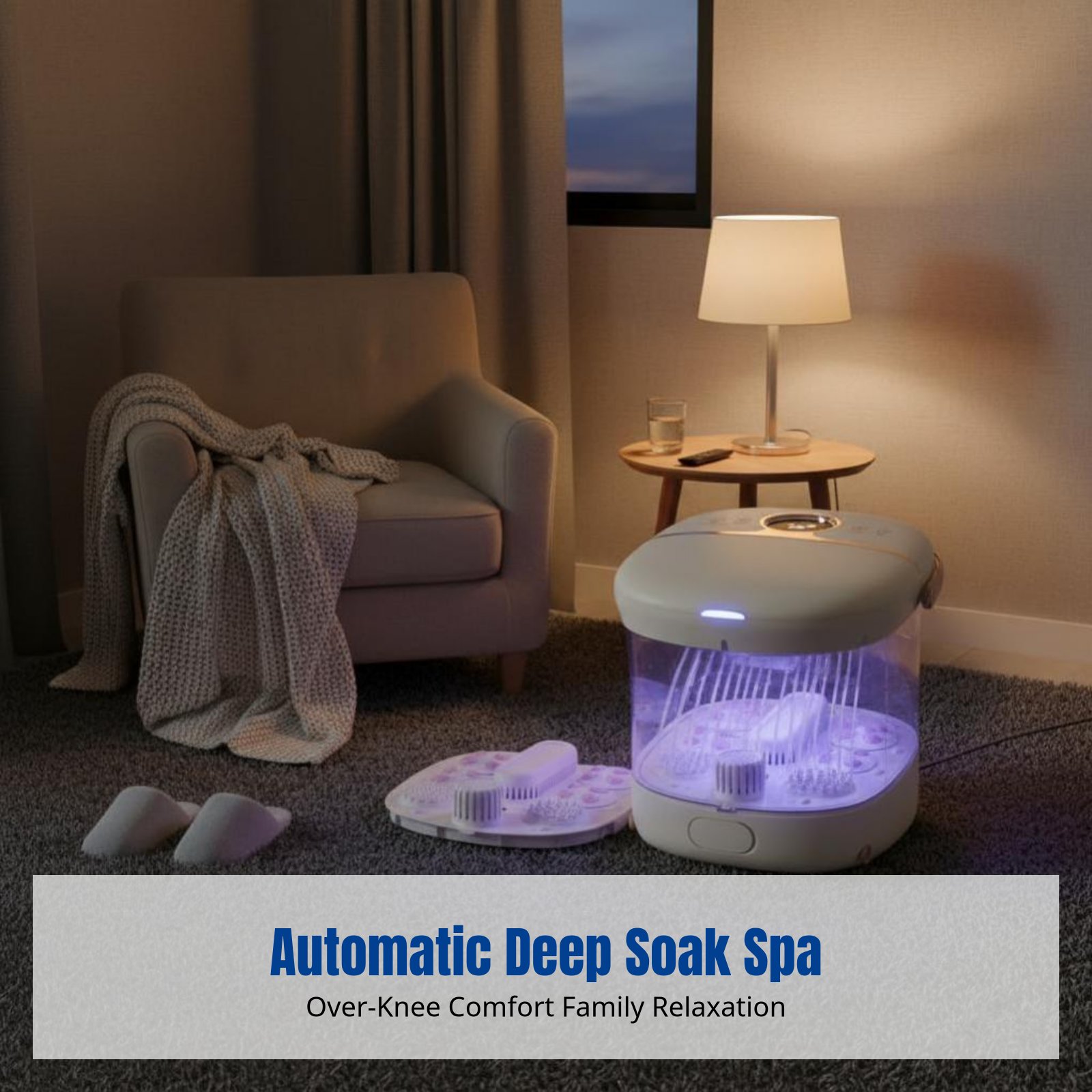 Deep Knees-Over Foot Spa Tub,  – Wellness Spa With Massage recenzja i cena